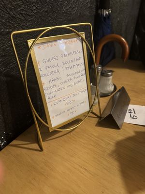 Specials  at no bones in Krakow