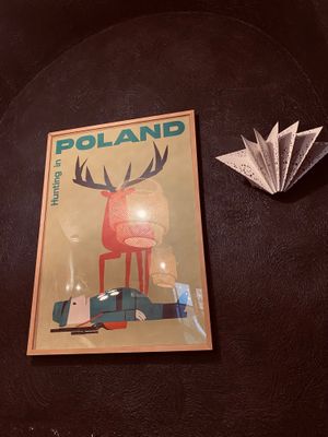 Poster at no bones in Krakow