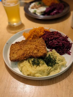 Pork cutlet at no bones in Krakow