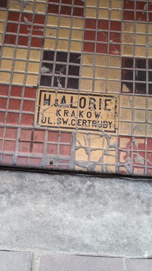 The entry way into the restaurant at no bones in Krakow