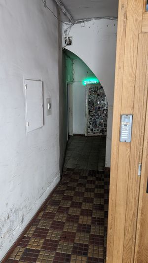 The alleyway in at no bones in Krakow