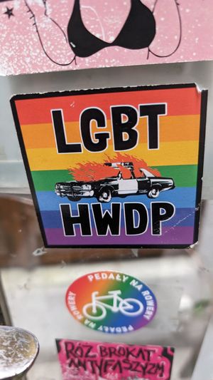 An LGBT safe space at no bones in Krakow