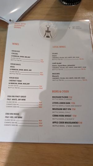 Menu page 3 at no bones in Krakow