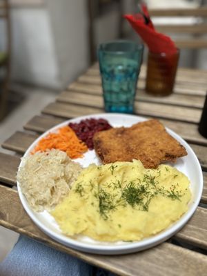 Polish pork chopps  at no bones in Krakow