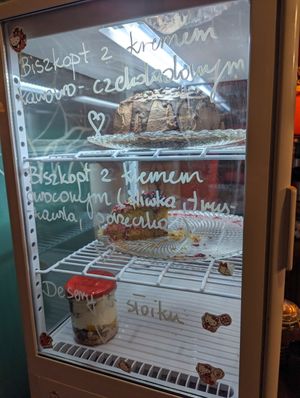 Desserts at no bones in Krakow