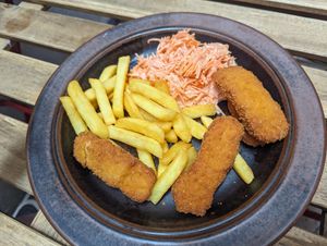 Fish fingers at no bones in Krakow