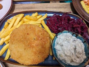 Fish burger - a bit dry at no bones in Krakow