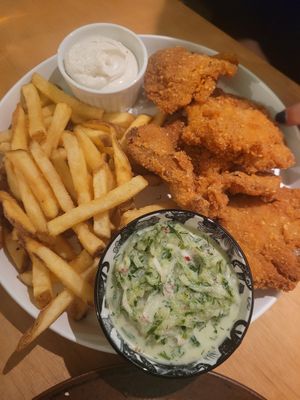 Oyster mushrooms at no bones in Krakow