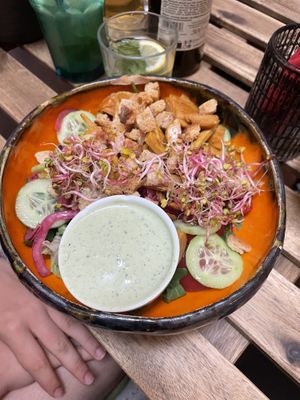 Salada  at no bones in Krakow