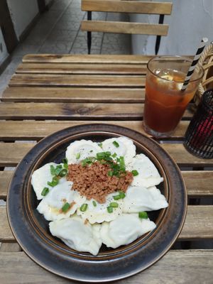 Pierogi at no bones in Krakow