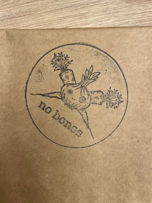 Cool logo  at no bones in Krakow