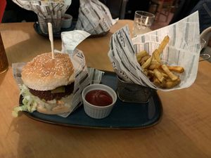 Burger 🍔 at no bones in Krakow