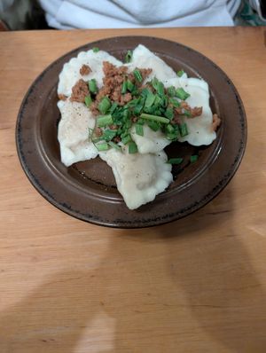 Perogi at no bones in Krakow