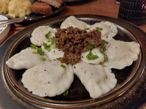 Pierogi at no bones in Krakow