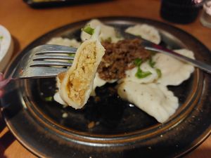 Pierogi at no bones in Krakow