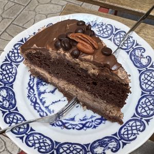 Chocolate Cake  at no bones in Krakow