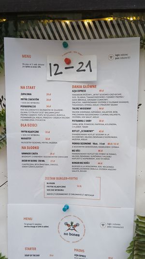  at no bones in Krakow