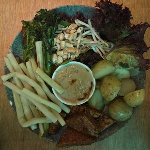 Gado Gado at no bones in Krakow