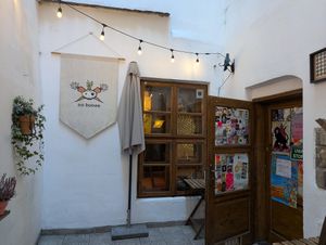 Outside at no bones in Krakow