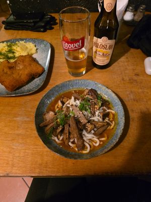 The pork was sensacional! And the spice pumpkin was normal/good but nothing extraordinary. at no bones in Krakow