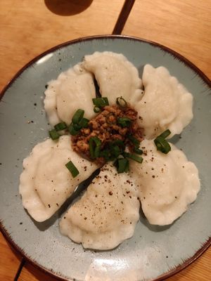 Dumplings at no bones in Krakow