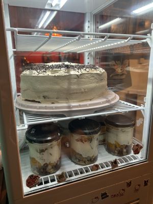 Layer cake chocolat et Café ☕️   at no bones in Krakow