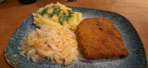 Classic Polish "Pork Chop" at no bones in Krakow