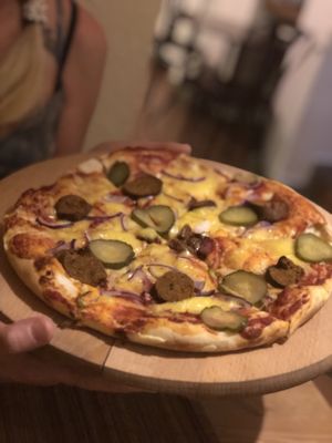 Sausage at no bones in Krakow