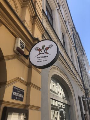 The restaurant  at no bones in Krakow