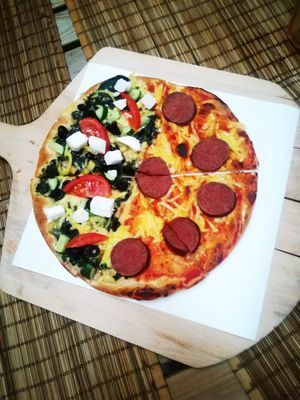 Delicious pizza at no bones in Krakow