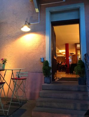 Outdoor seating area @ Kartoffelhaus, Freiburg  at Kartoffelhaus in Freiburg