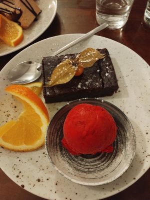 Brownie at Kartoffelhaus in Freiburg