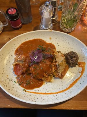 Vegan Moussaka  at Kartoffelhaus in Freiburg
