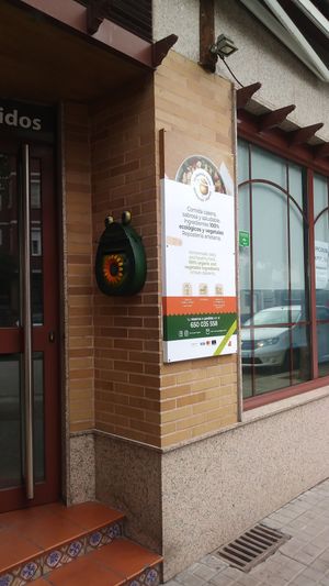 Entrada al local at La Marmita Verde in Ponferrada