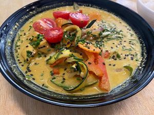 Yellow curry at Tajfun in Wroclaw