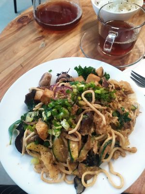 Seasonal menu Winter 2023: pasta funghi e pepe at Tajfun in Wroclaw