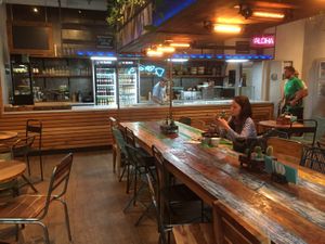 Inside at Kahuna Poke Bros in Frankfurt