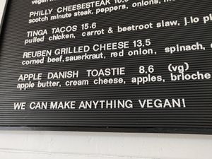 Anything can be made vegan at Eat in Ohakune