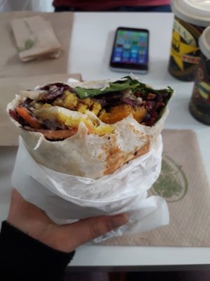 Get the vegan breakfast burrito, you wont regret it!! at Eat in Ohakune