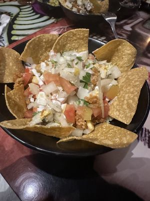 Vegan taco saladd #Veganuary at Maybe Later in Siem Reap