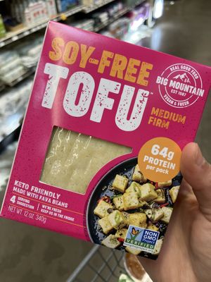 Fava bean tofuu  at Rainbow Grocery in San Francisco