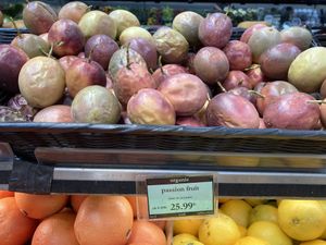 Passion fruit at Rainbow Grocery in San Francisco