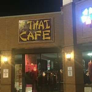 Outside of Building at Thai Cafe in Jackson