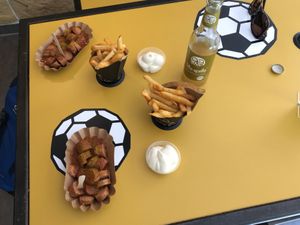 Sehr leckere Currywurst at Curry & Co in Pirna