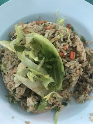 Seaweed fried rice  at Chef Wong Vegetarian 黄师傅 in Petaling Jaya