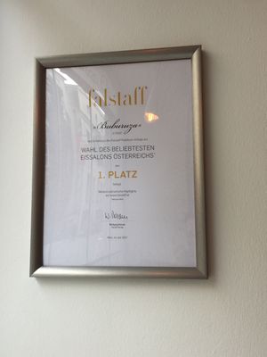 Customervoting: Best Icecream Shop in Austria at Buburuza Eis in Steyr