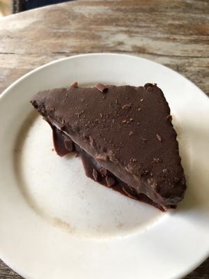 Chocolate triangle, delicious  at Paradiso in Ubud