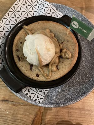 Cookie dough - made vegan on requestt  at Bella Italia in Liverpool