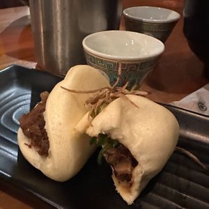 Had the 5 mushroom bau. #delicious #flavorful Also had the Japanese Curry katsu tofu. #so good & so much. I could only eat half!  at Bao in Victoria