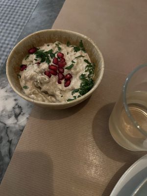 Babaganoush - needed more eggplant expressed  at Yallah in Lisbon